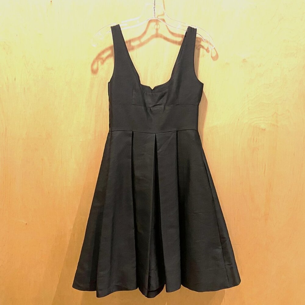 Black pleated Kate Spade dress, S